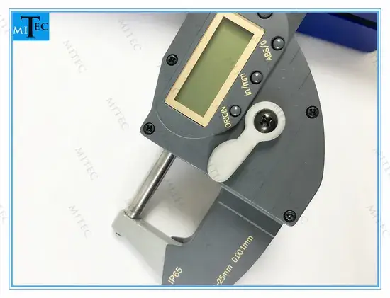 Thông số kỹ thuật của Micromet số không dây từ 0-25mm