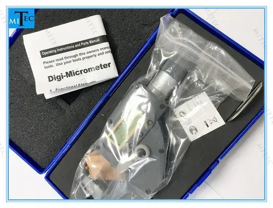 Thông số kỹ thuật của Micromet số không dây từ 0-25mm