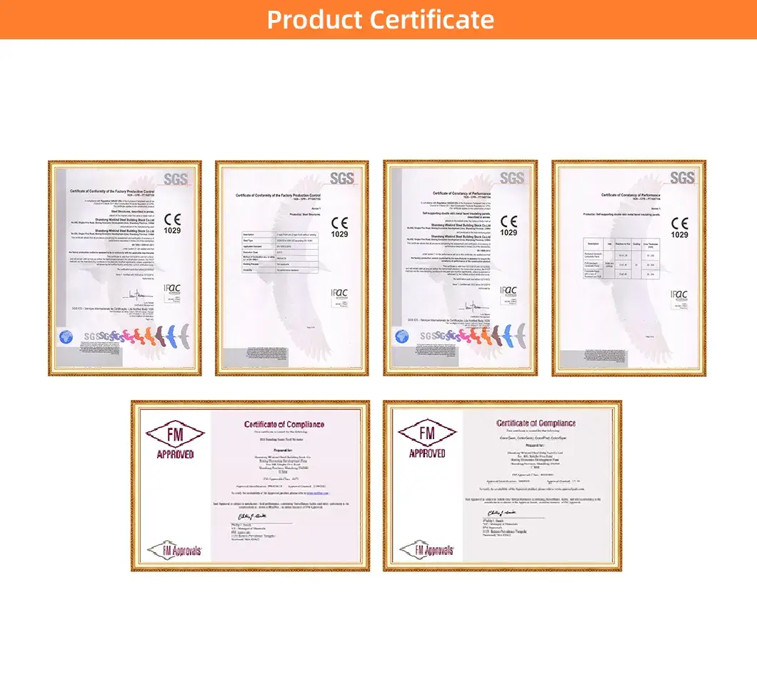 Vật liệu xây dựng thép chế tạo sẵn cho tường và mái: Tấm sandwich foam polystyrene năm 2021