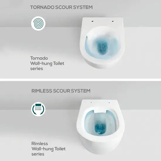 Thiết bị vệ sinh phòng tắm chất lượng, bồn cầu treo tường và phụ kiện gốm sứ
