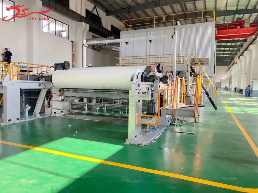 Thiết bị sản xuất giấy vệ sinh hình trụ độc đáo, sản xuất tại Trung Quốc