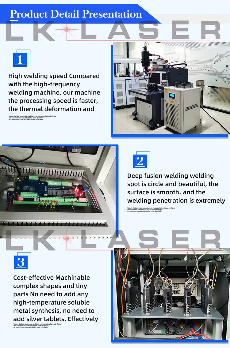 Thiết bị hàn laser chuyên dụng cho việc hàn kim loại mắc cài chỉnh nha