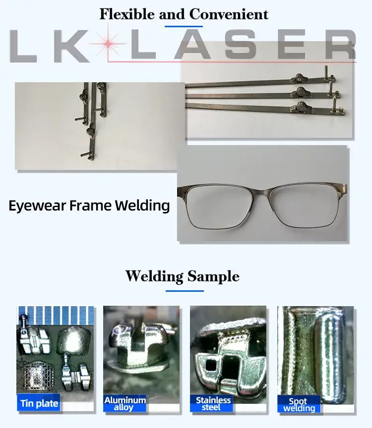Thiết bị hàn laser chuyên dụng cho việc hàn kim loại mắc cài chỉnh nha