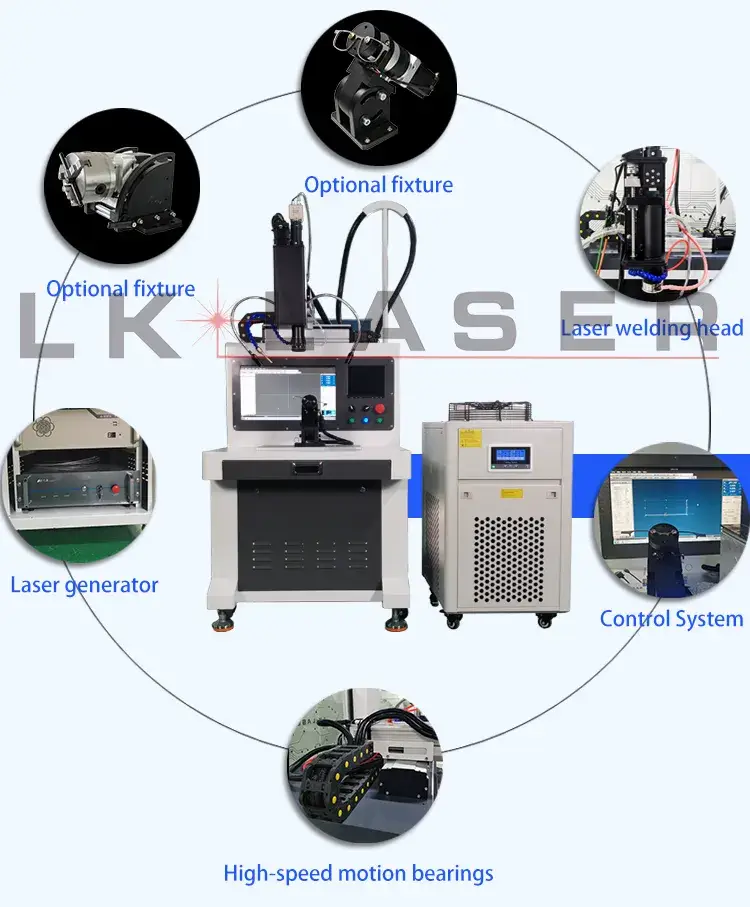 Thiết bị hàn laser chuyên dụng cho việc hàn kim loại mắc cài chỉnh nha