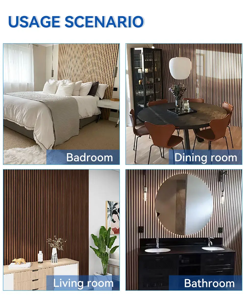 Ván tường cách âm gỗ veneer slat tùy chỉnh - Lựa chọn hàng đầu cho không gian yên tĩnh