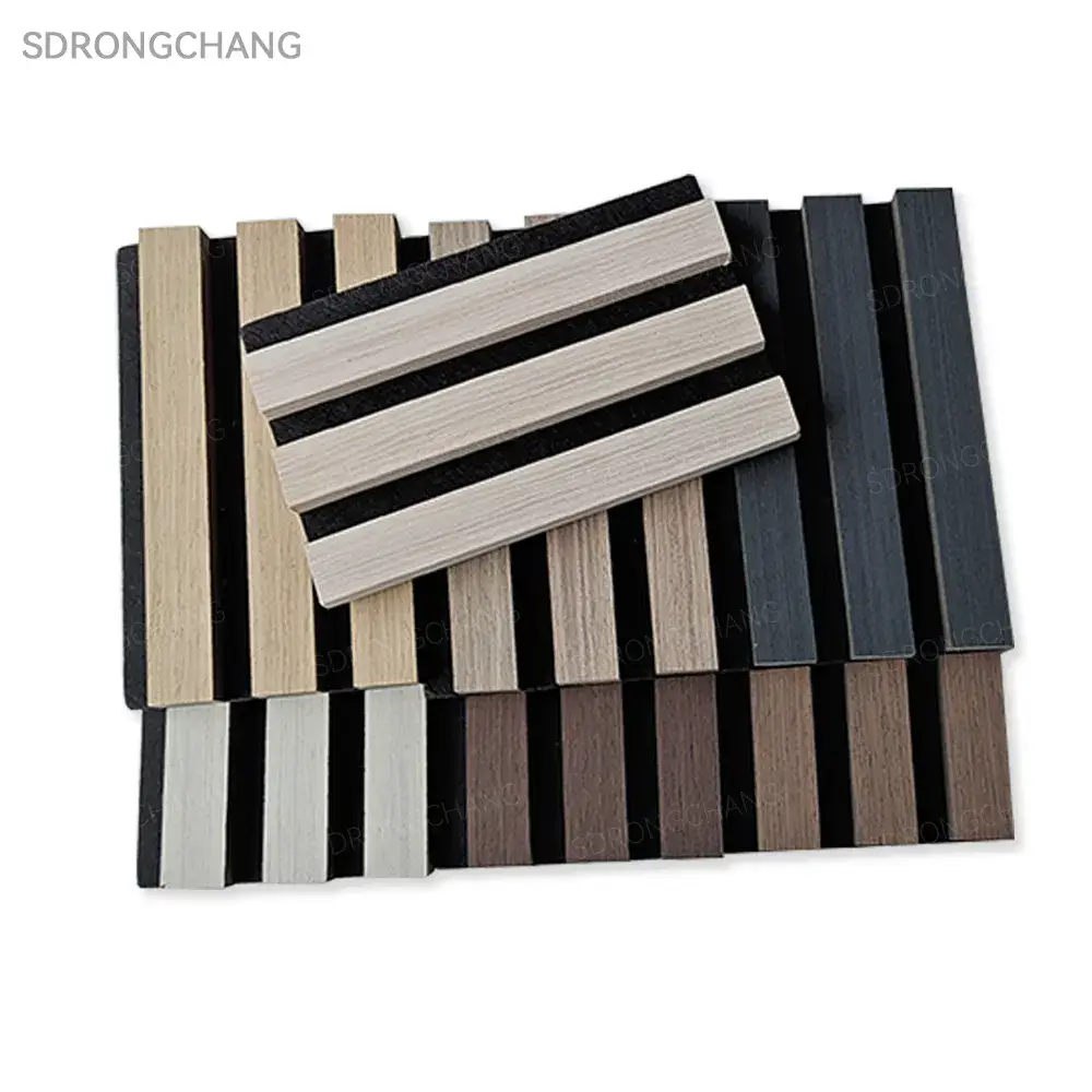 Ván tường cách âm gỗ veneer slat tùy chỉnh - Lựa chọn hàng đầu cho không gian yên tĩnh