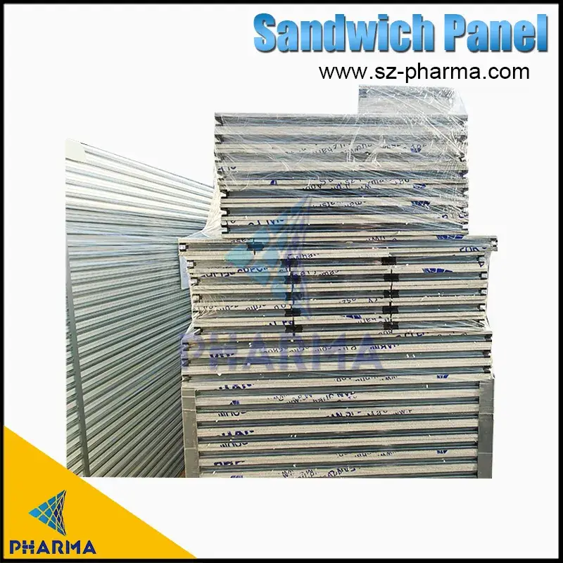 Tấm xốp cách nhiệt và chống cháy cho mái và tường, sản phẩm vật liệu xây dựng PU sandwich