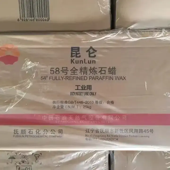 Sáp parafin Kunlun 54-56 58-60: Sản phẩm tinh chế hoàn toàn chất lượng cao