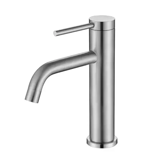 Vòi rửa bát cao cấp từ chất liệu thép không gỉ, thiết kế lỗ nước đơn, tay cầm tiện lợi