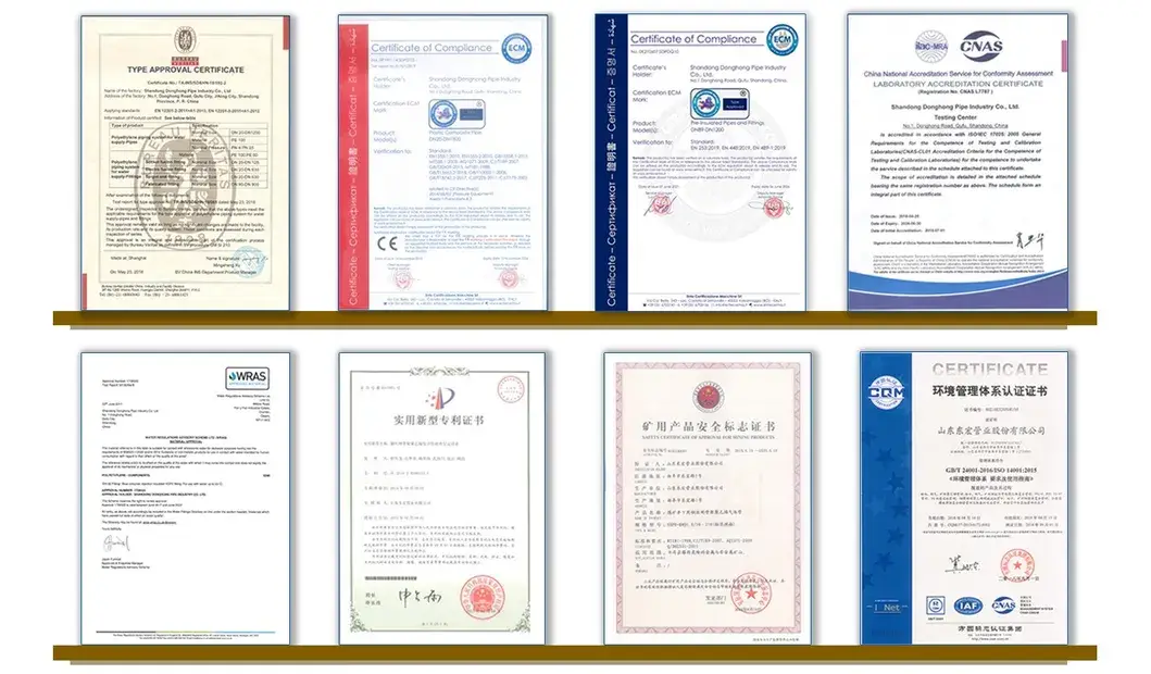 Bộ phận ống tùy chỉnh chất lượng cao, ống dẫn PE gia cố bằng băng thép - Sản phẩm chất lượng