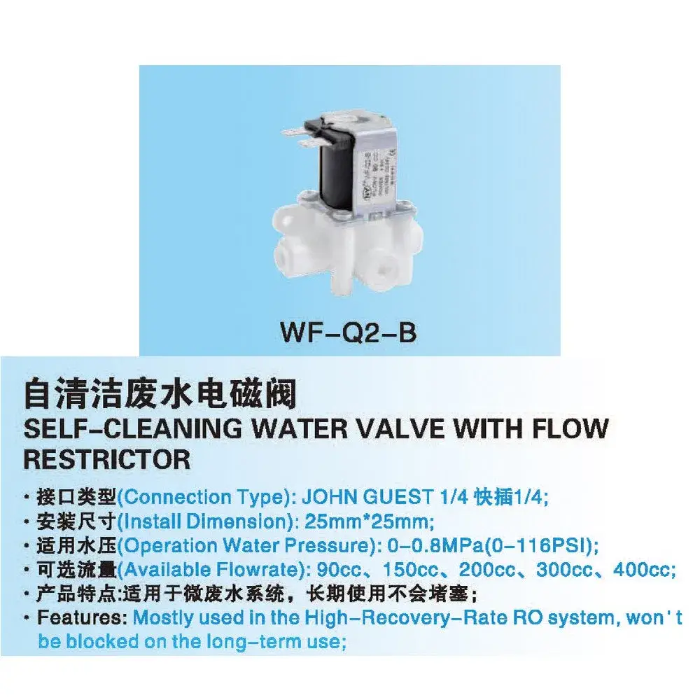 Van điện từ nhựa mới 2021 - Công tắc dòng nước vào 1/4 3/8 12V 24V 220V - Bộ phân phối điều khiển từ tính ổn định