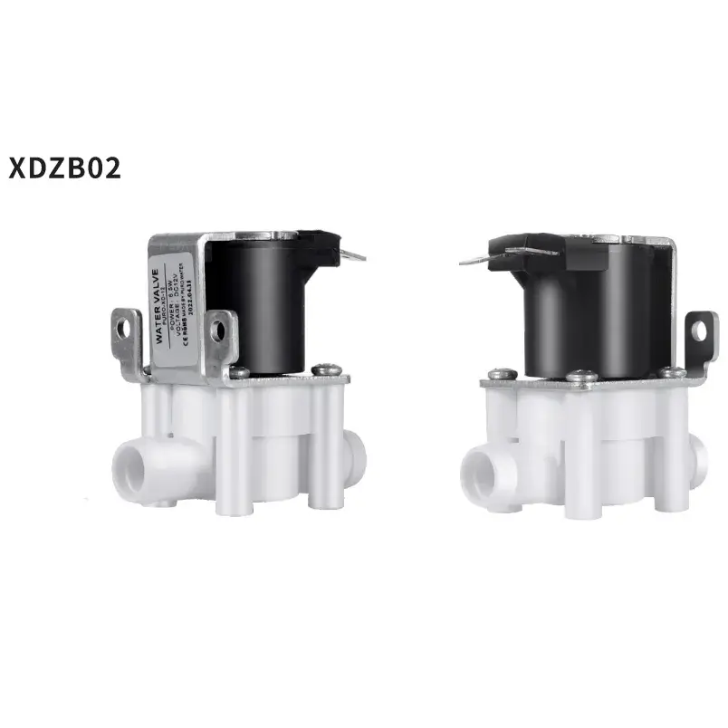 Van điện từ nhựa mới 2021 - Công tắc dòng nước vào 1/4 3/8 12V 24V 220V - Bộ phân phối điều khiển từ tính ổn định