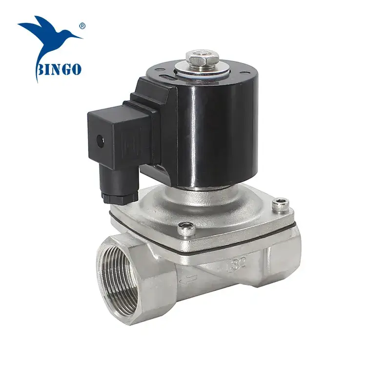 Van điện từ chất lượng cao, hoạt động cho dòng nước, chất liệu thép không gỉ