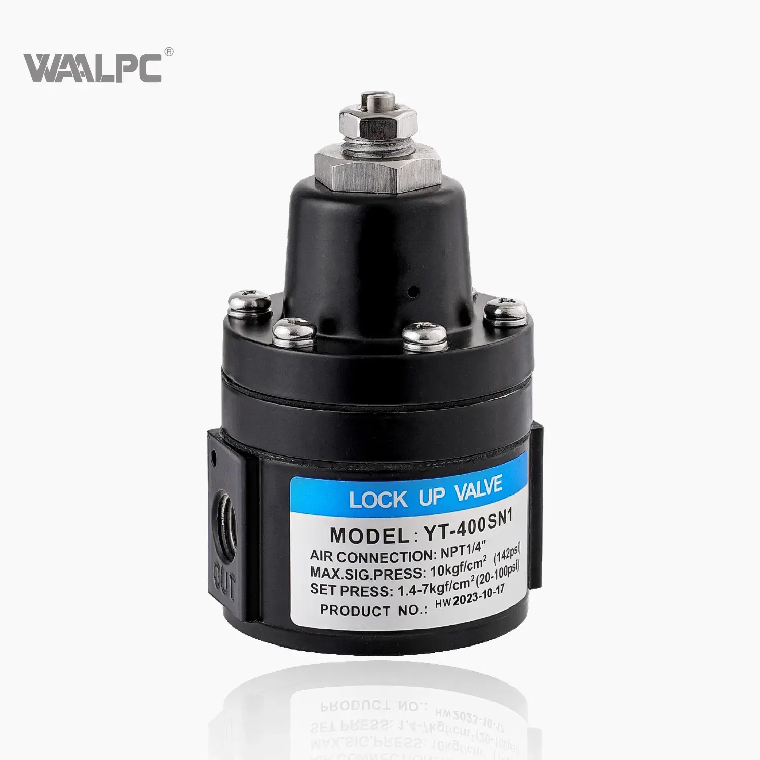 Van Khóa Waalpc 10bar: Bảo Vệ Vị Trí Khí Nén Kép NPT1/4''