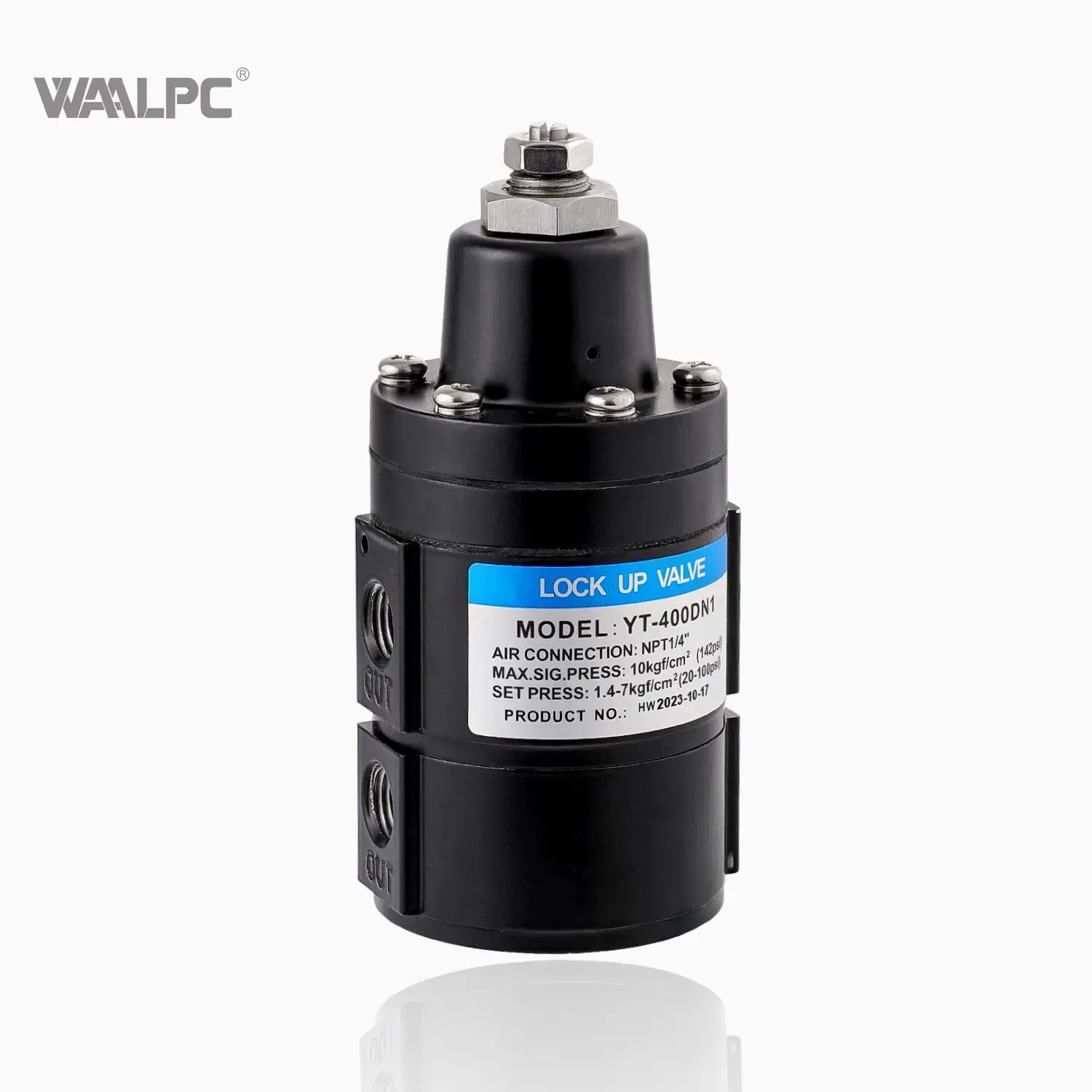 Van Khóa Waalpc 10bar: Bảo Vệ Vị Trí Khí Nén Kép NPT1/4''