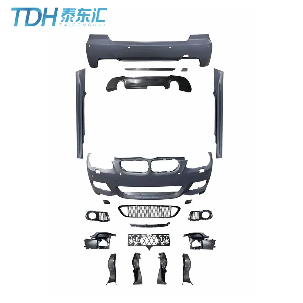 Thay đổi ngoại thất cho BMW 3 Series E92 06-10 với bộ bodykit bao gồm cản trước, cản sau và bệ bên